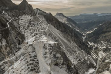 Carrara Marble Quarries by Ted Leeming